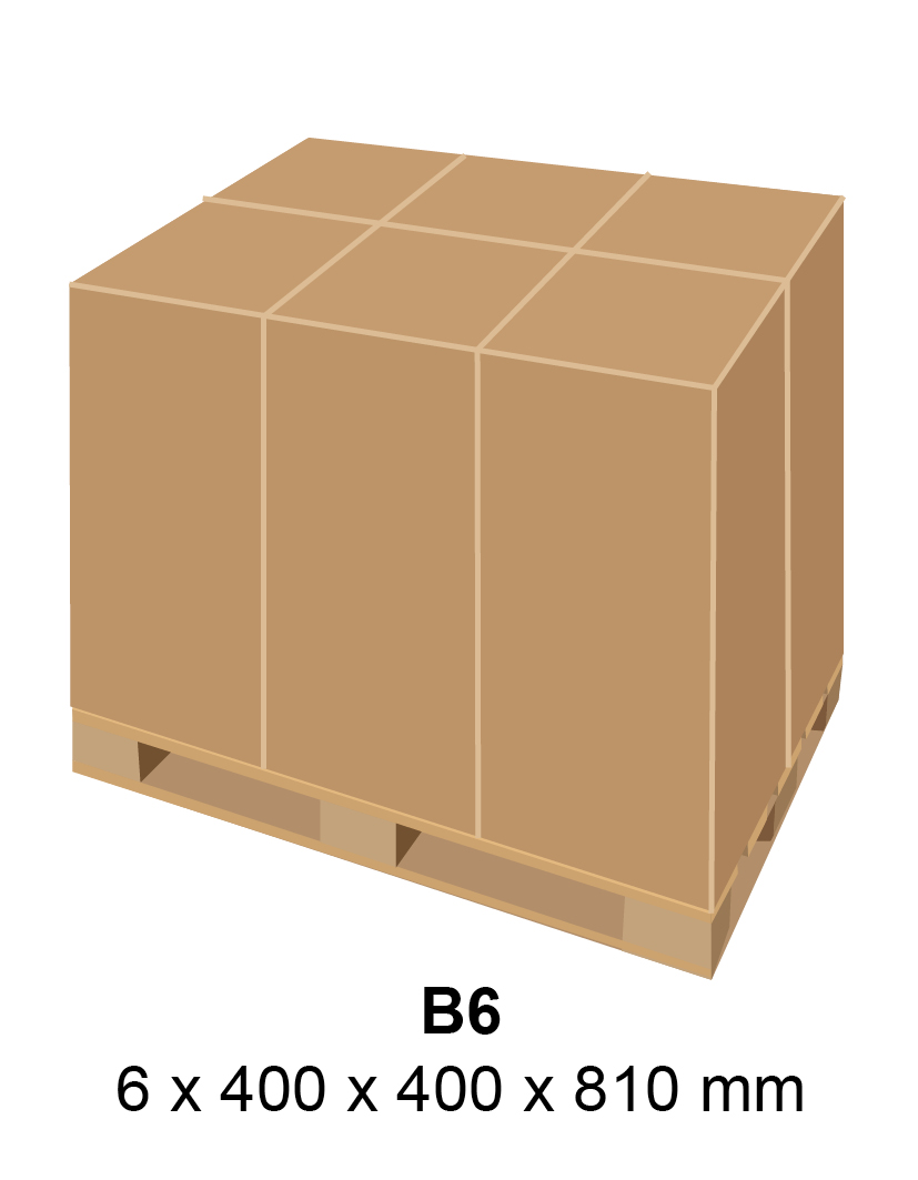 Air Spiralo standardisierter Verpackungstyp B6